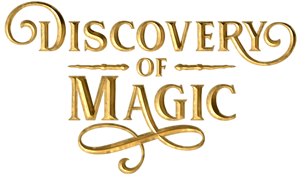 Discovery of Magic golden text logo